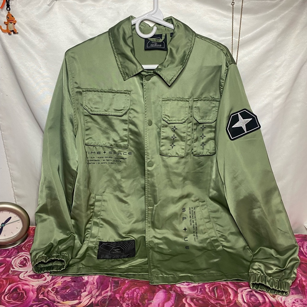 Time Space Green Jacket